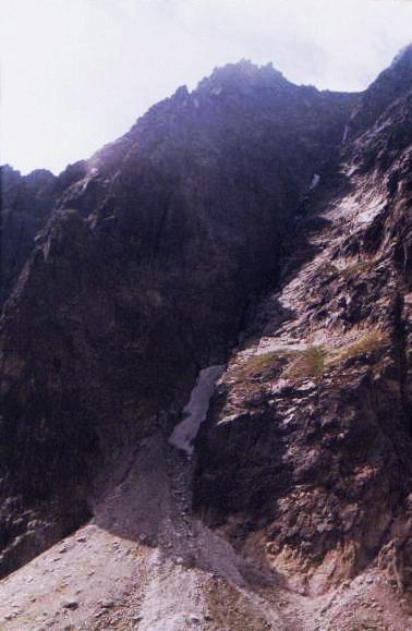 Żleb Karczmarza - wschodnie stoki Gerlacha